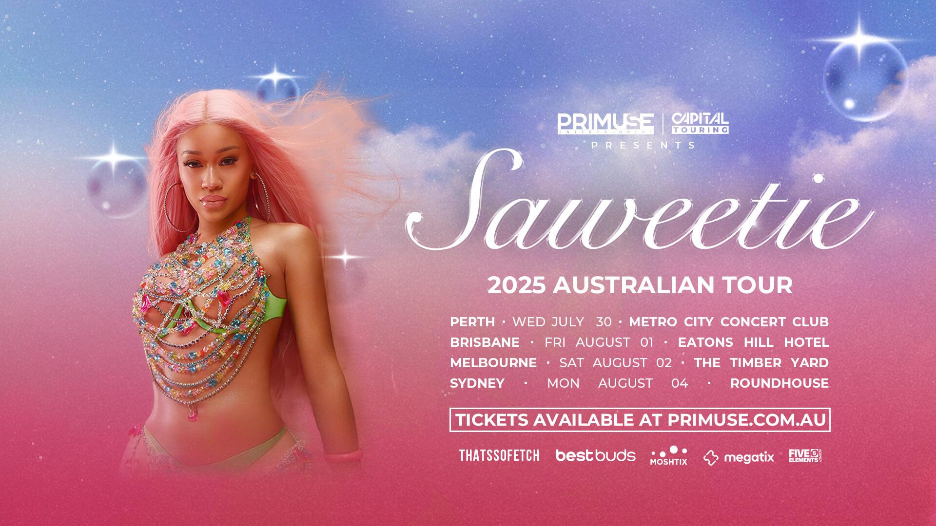 Saweetie Australian Tour