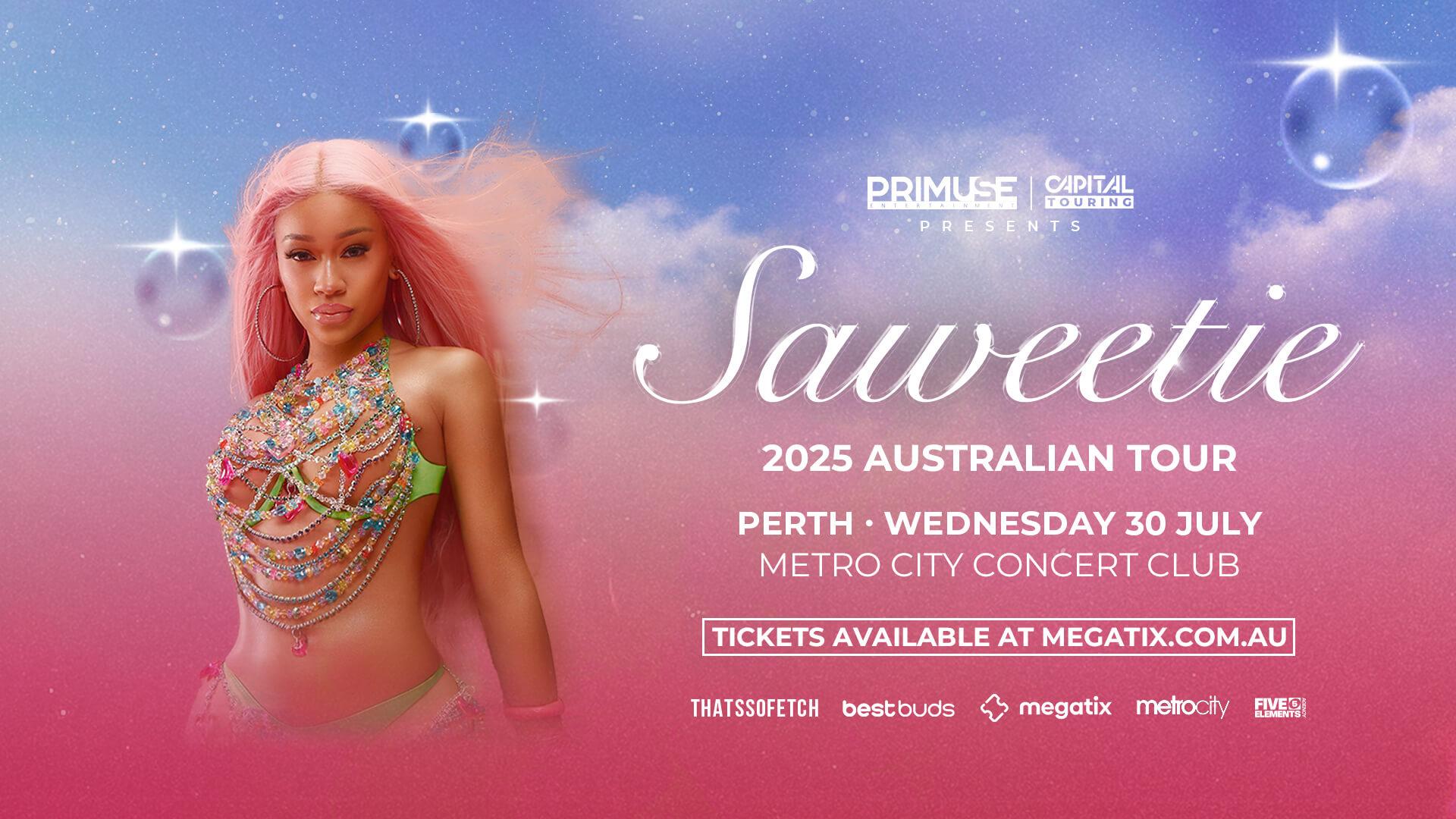 Saweetie Australian Tour